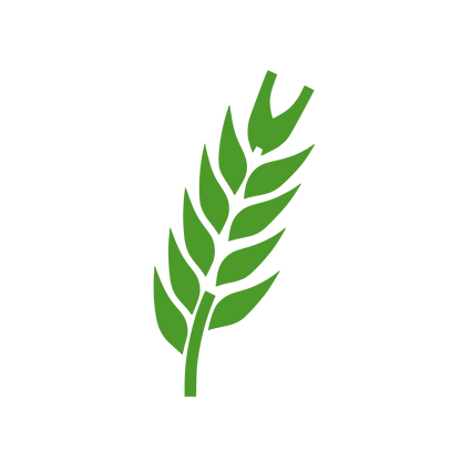 Wheat Stalk Logo #4C9A2A