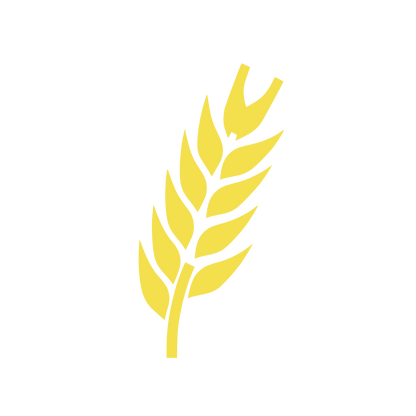 Wheat Stalk Logo #F4E04D
