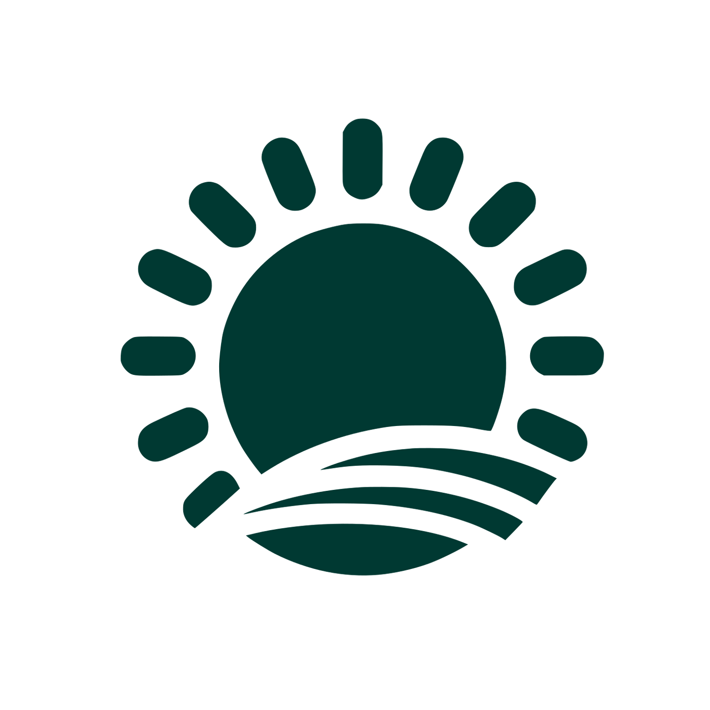 Sunrise Logo Design #003932