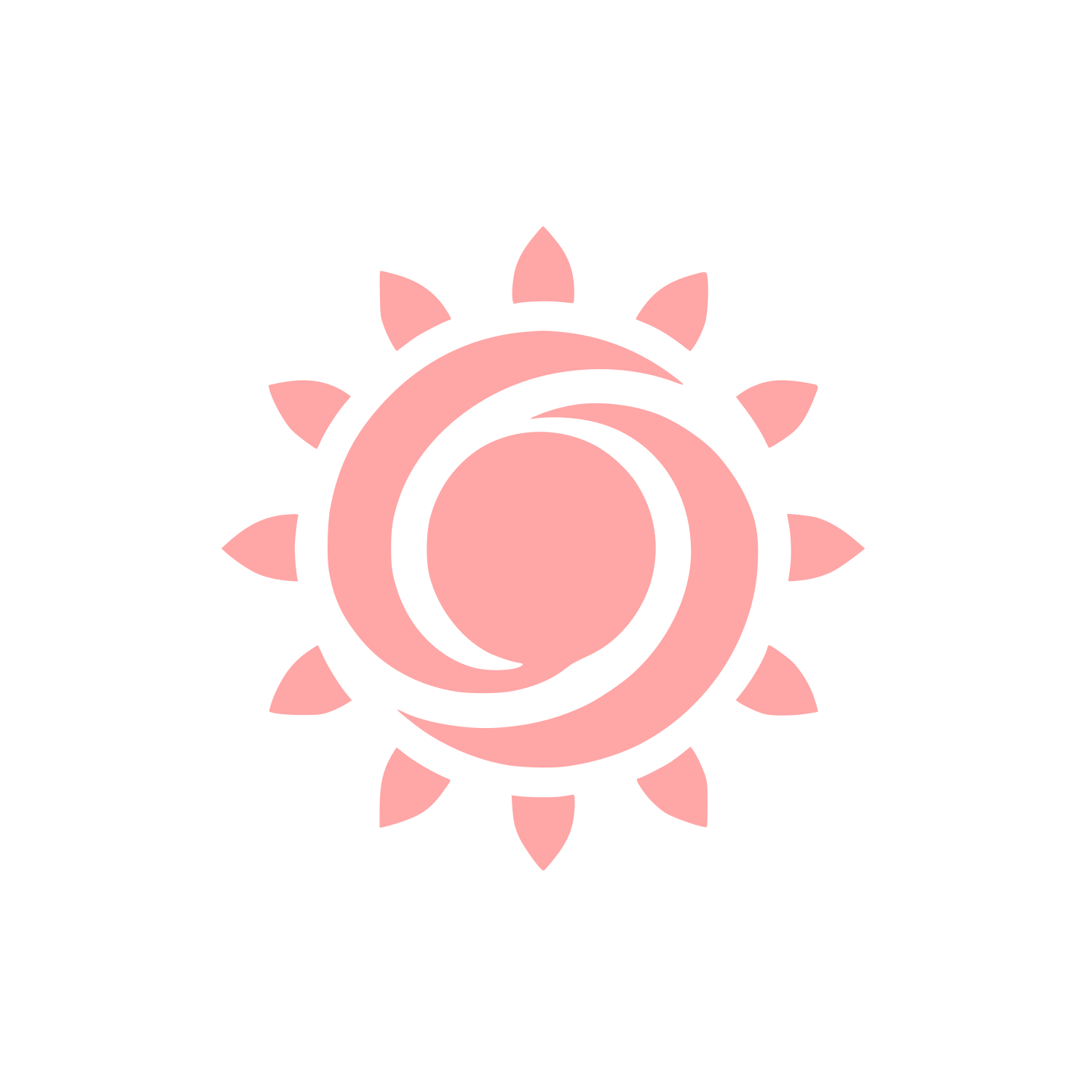 Sunshine Logo Design #ffa6a6