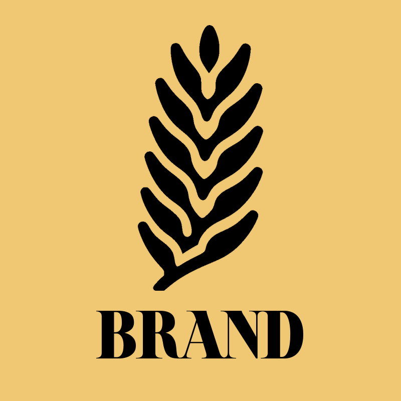 Wheat Stalk Plant Logo preview