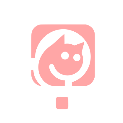 Cat Logo Design #ffa6a6