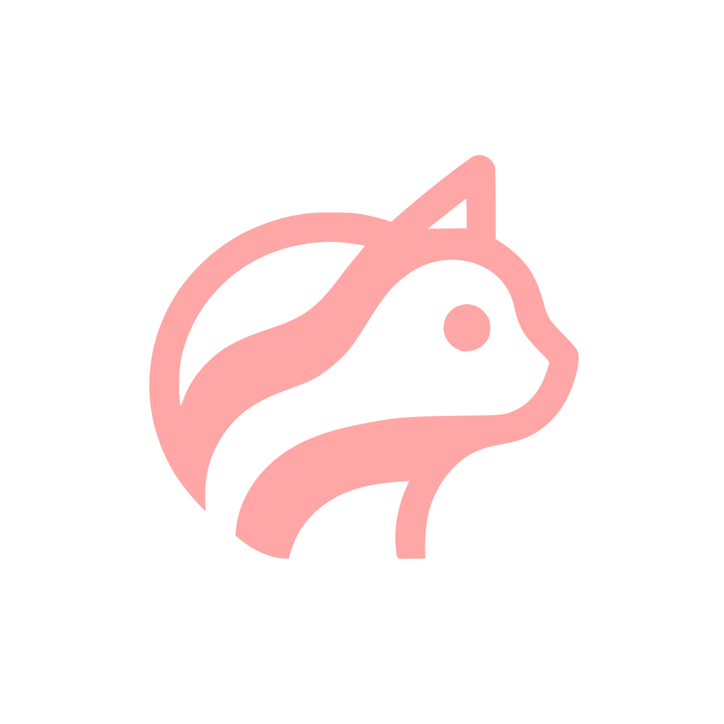 Bold Cat Logo #ffa6a6