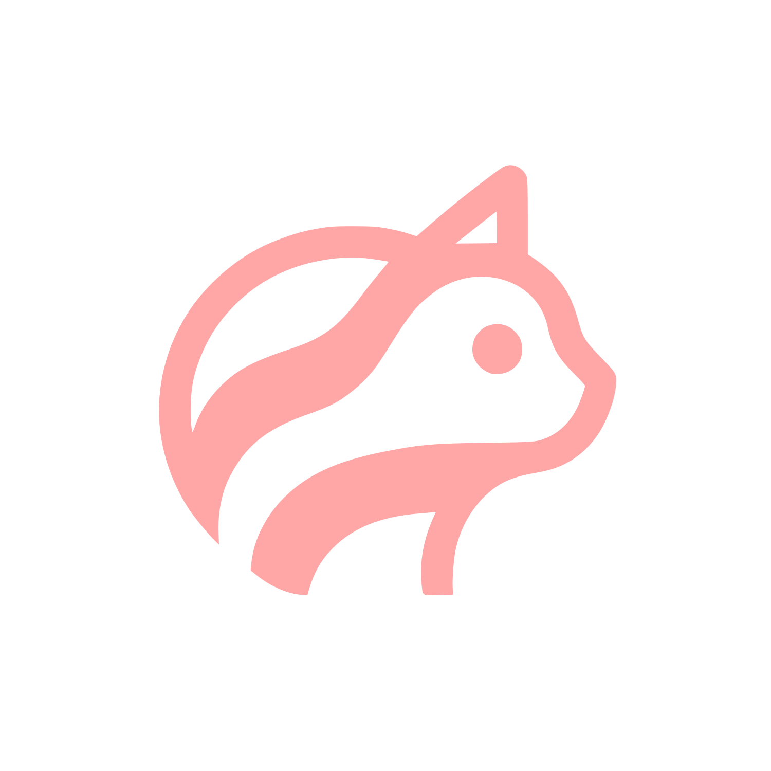 Bold Cat Logo #ffa6a6