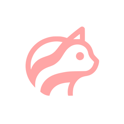 Bold Cat Logo #ffa6a6