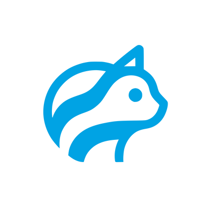 Bold Cat Logo #00a3e4