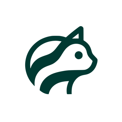 Bold Cat Logo #003932