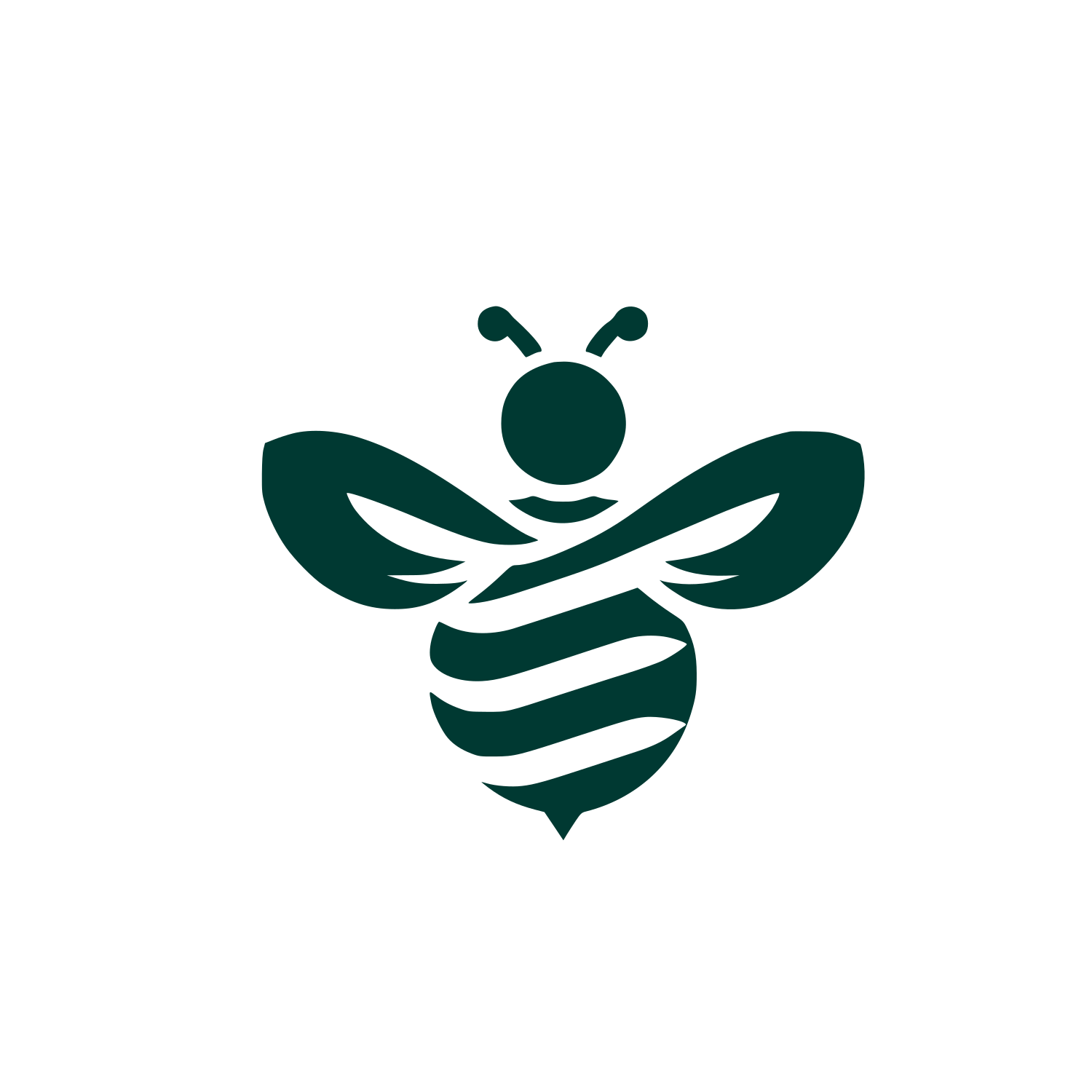 Bold Bee Logo #003932