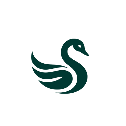 Swan Logo #003932
