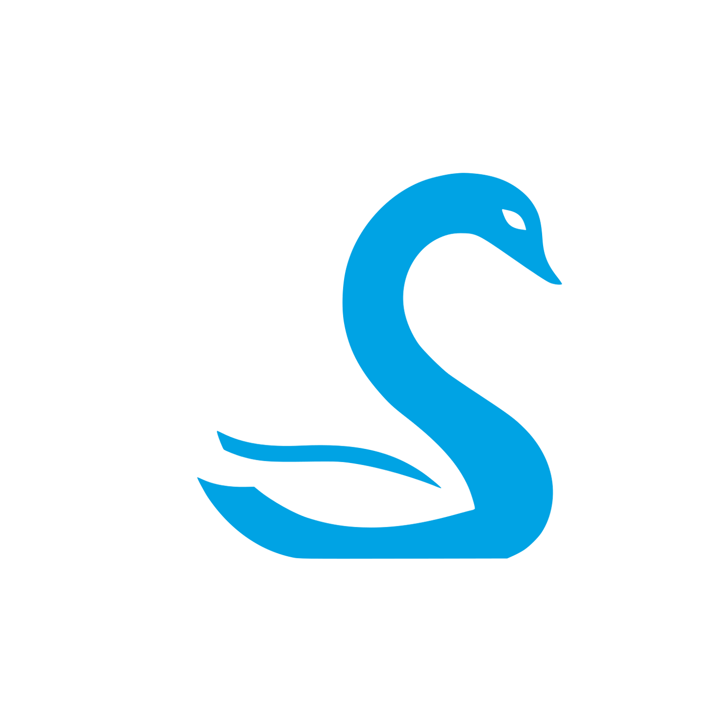 Swan Logo #00a3e4