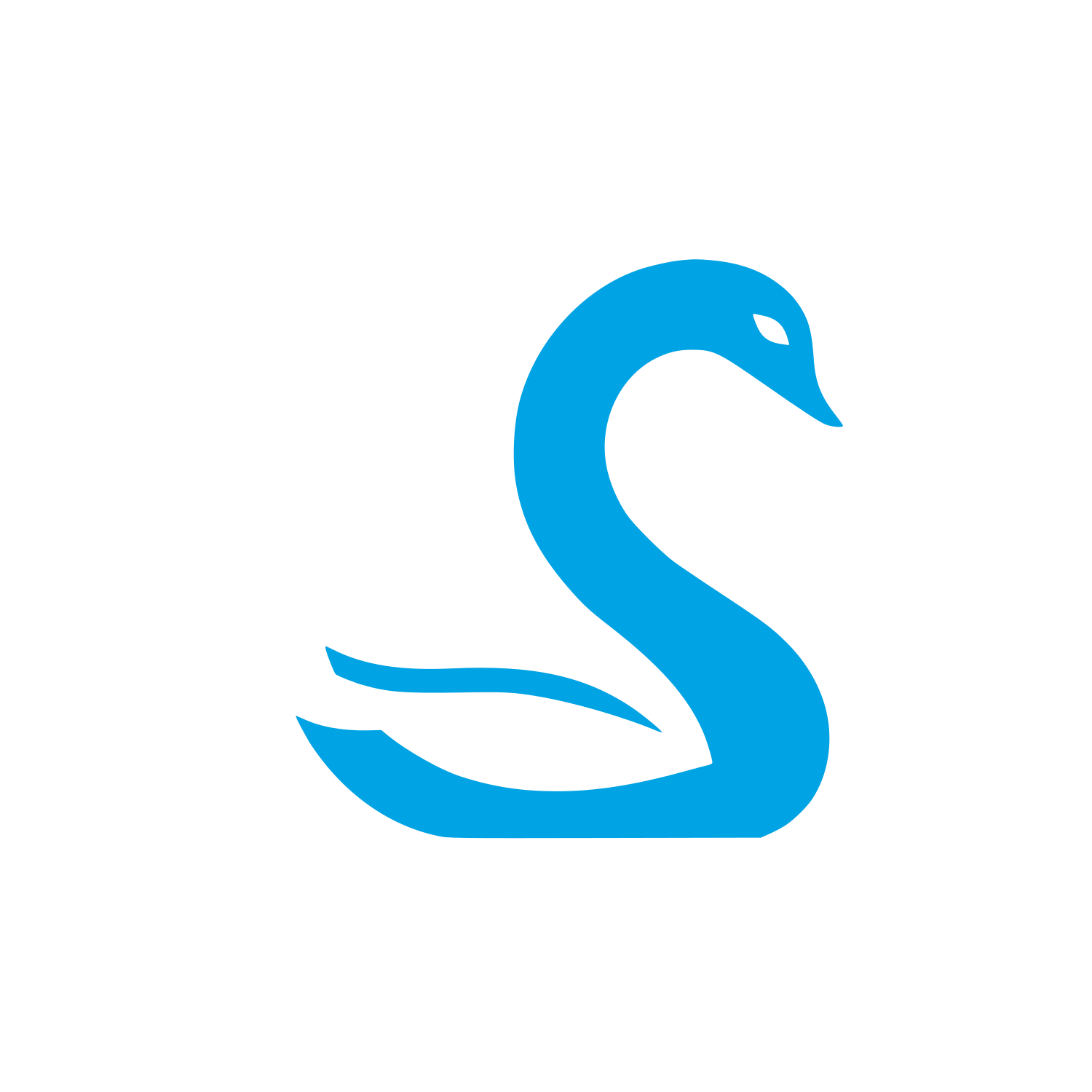 Swan Logo #00a3e4