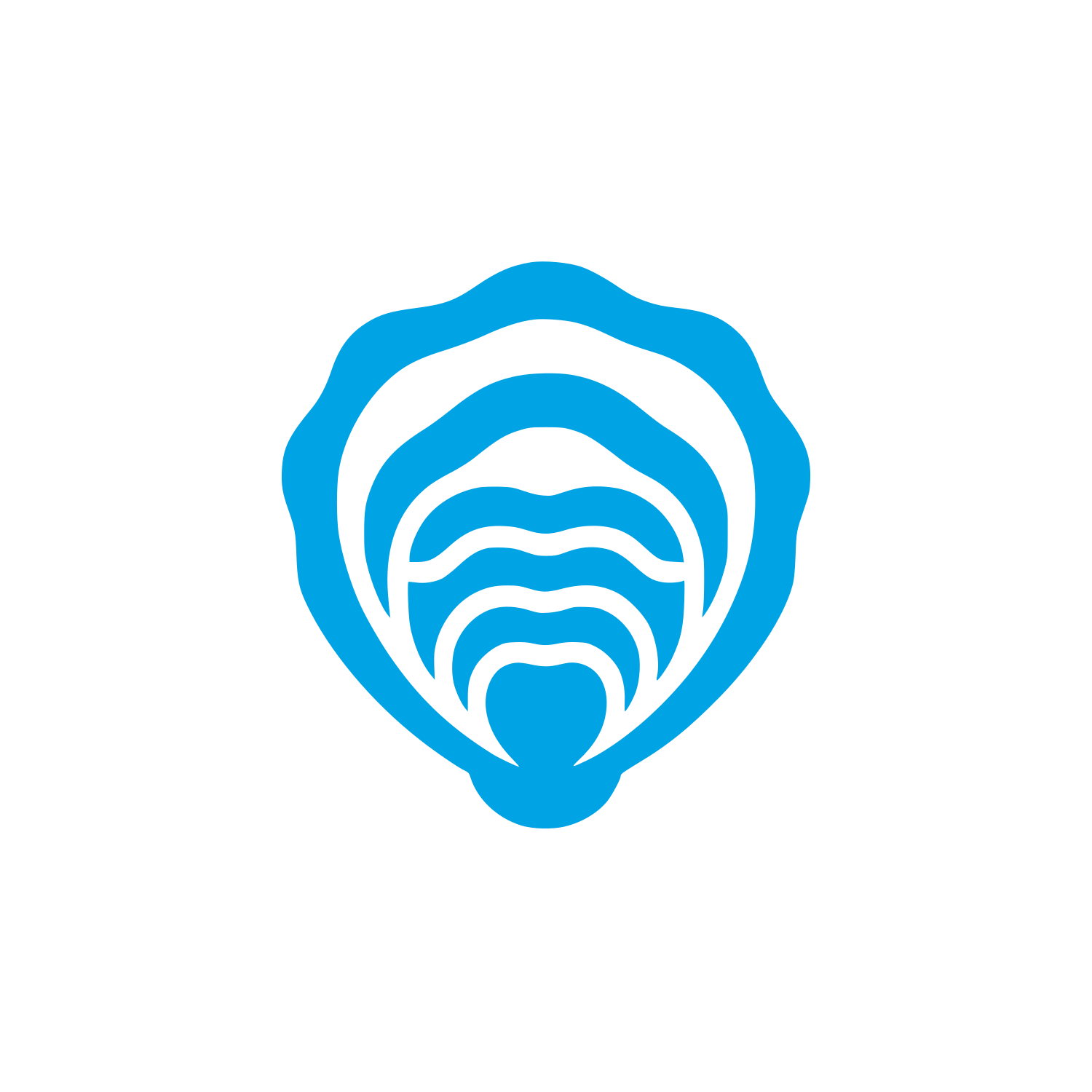 Shell Logo Design #00a3e4