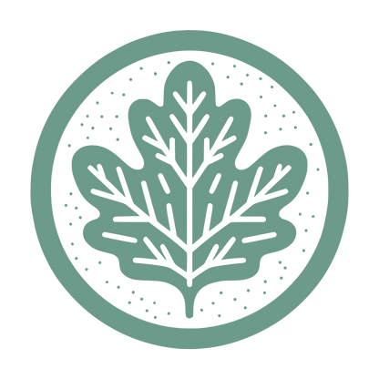 Oak Leaf Circle Logo #6C9A8B