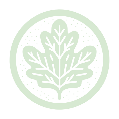 Oak Leaf Circle Logo #D7E9D2