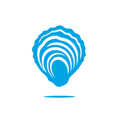Oyster Shell Logo #00a3e4