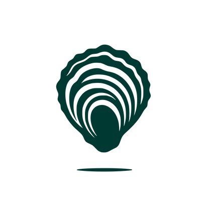 Oyster Shell Logo #003932