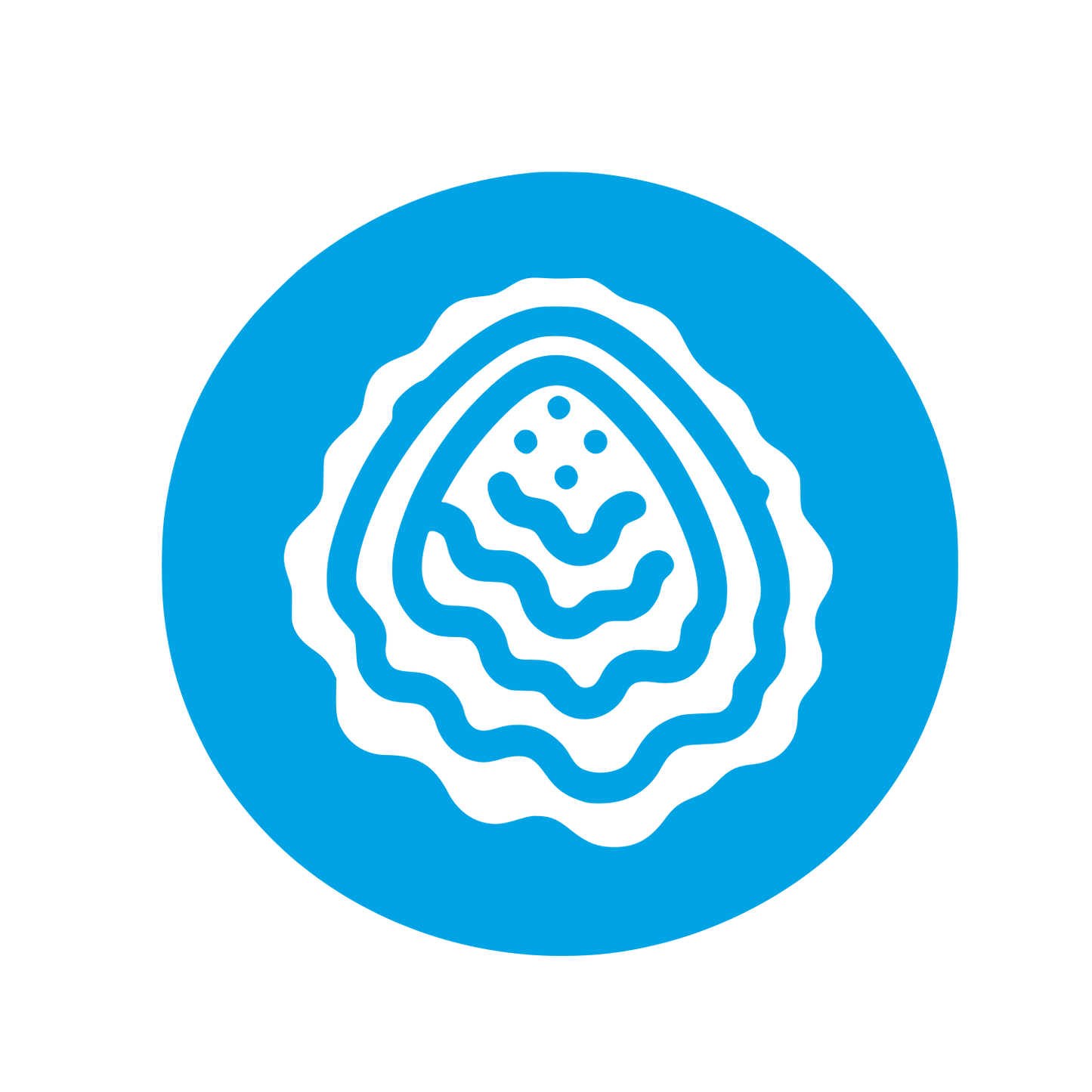 Food Logo Design #00a3e4