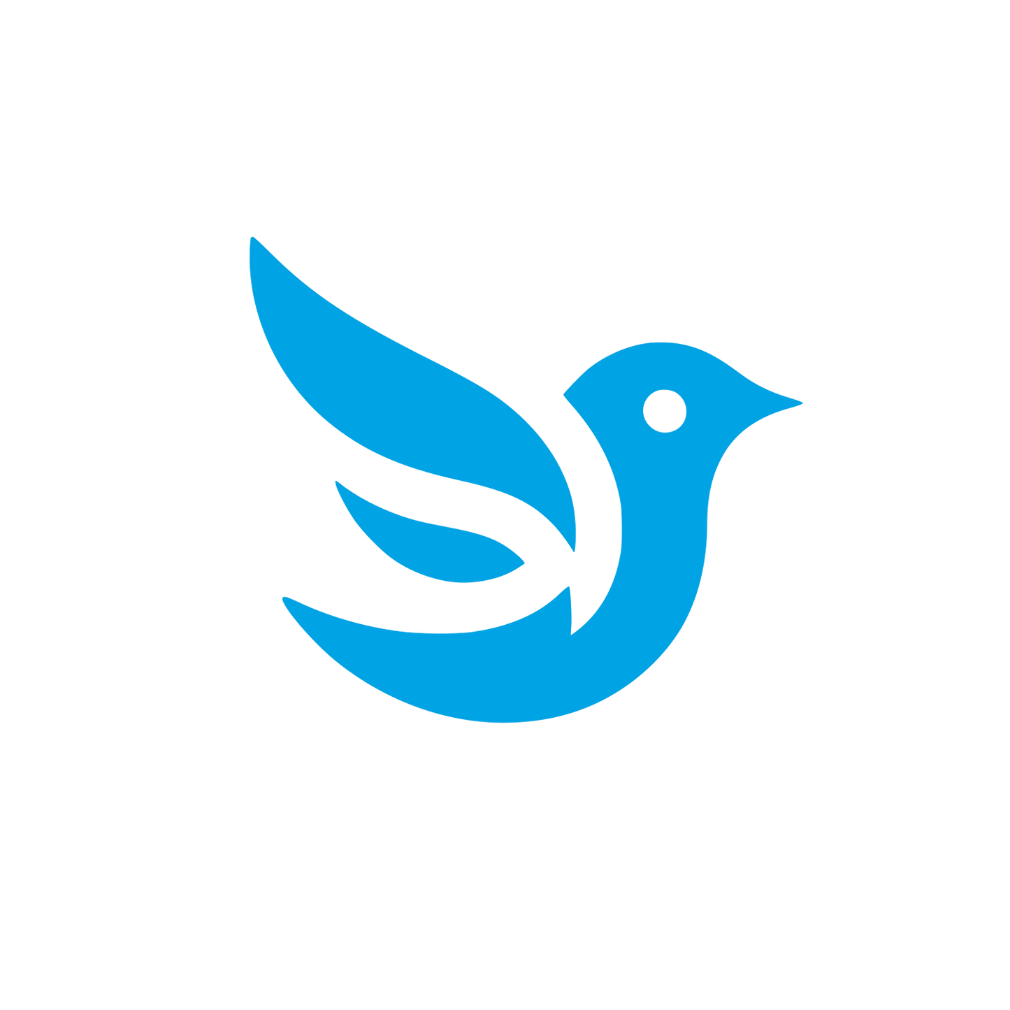 Bird Logo Design #00a3e4