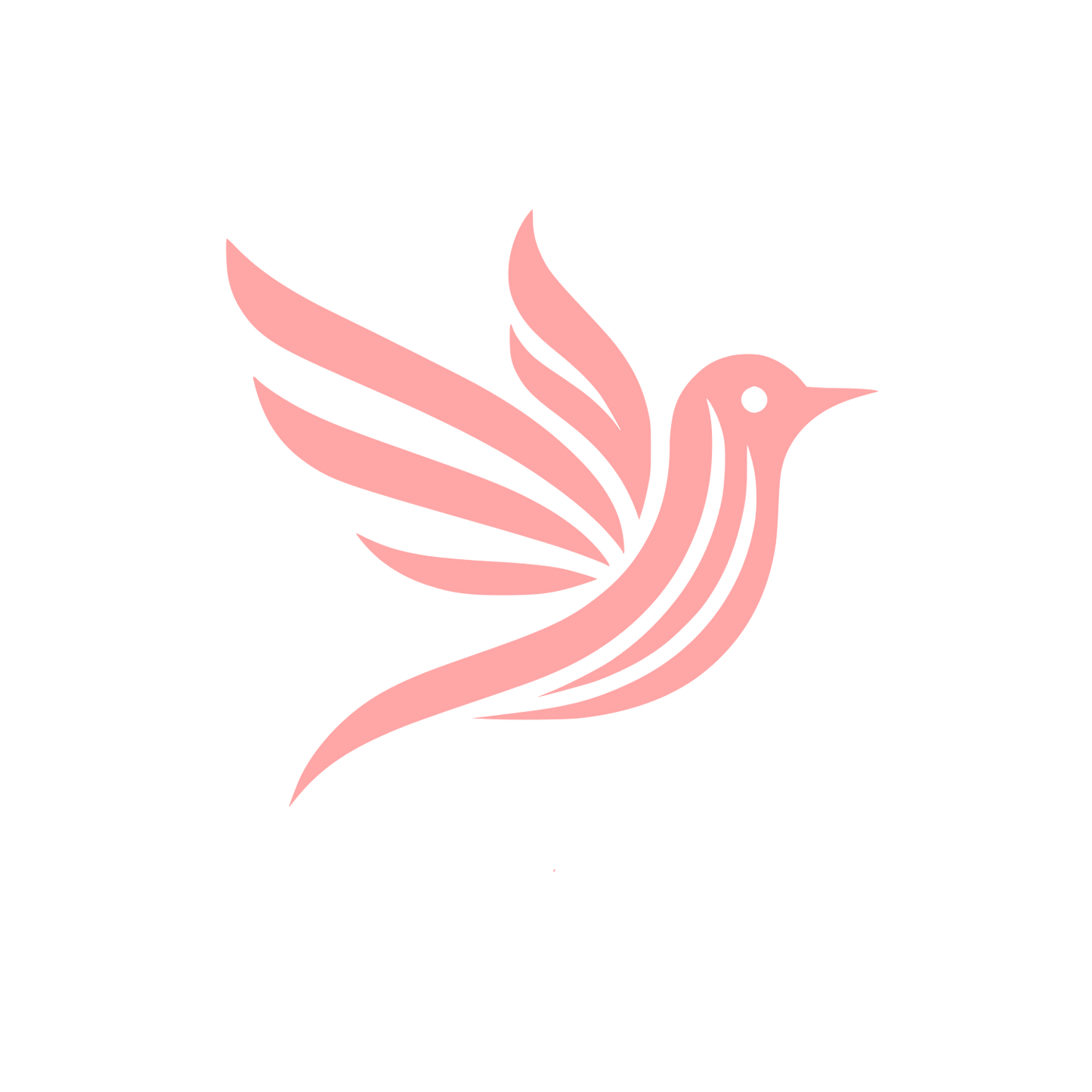 Bird Logo Design #ffa6a6