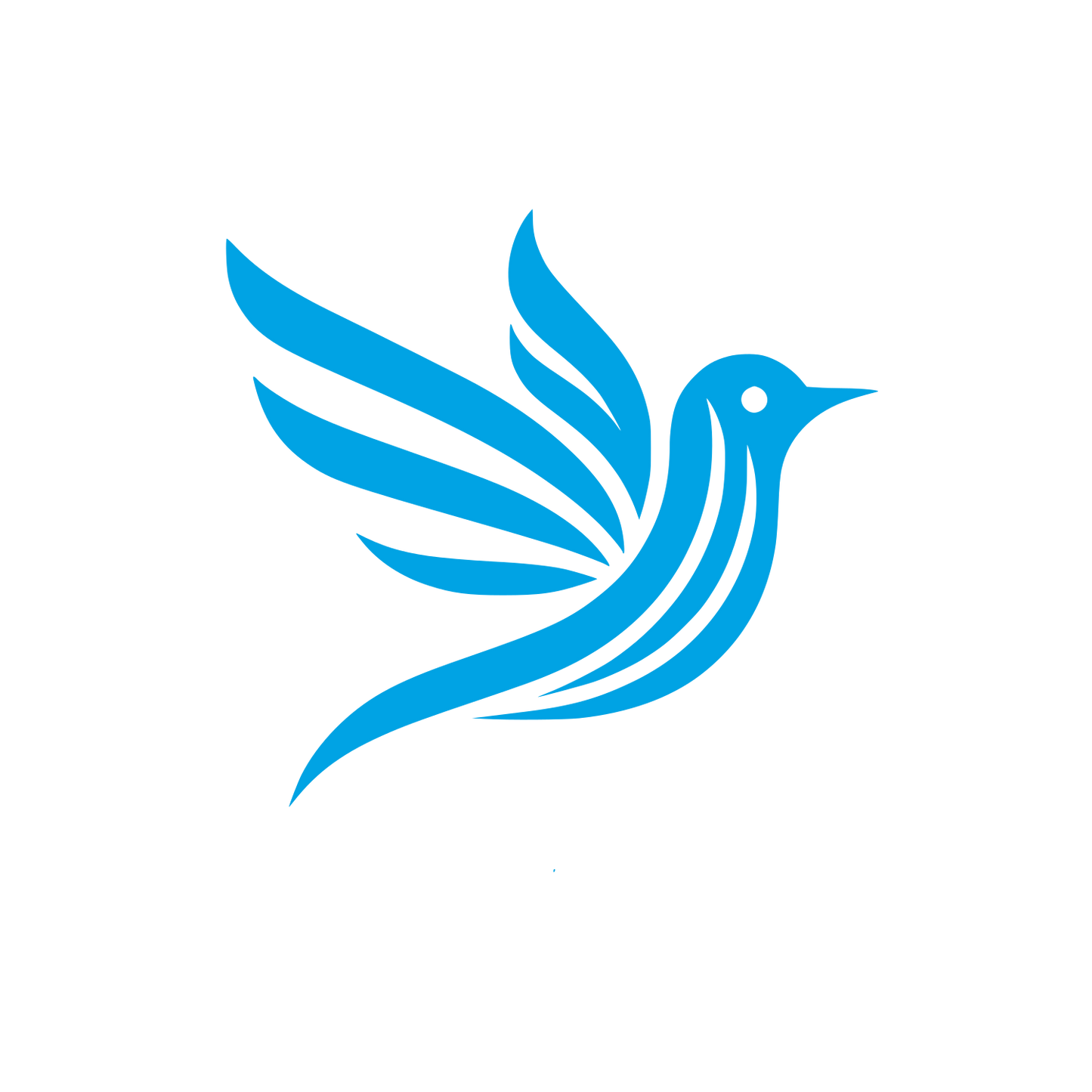 Bird Logo Design #00a3e4