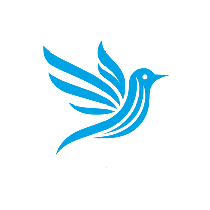 Bird Logo Design #00a3e4