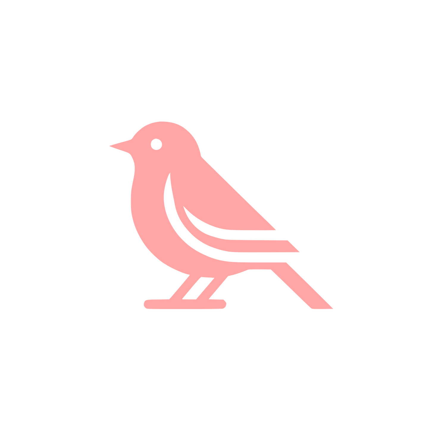Bird Logo Design #ffa6a6