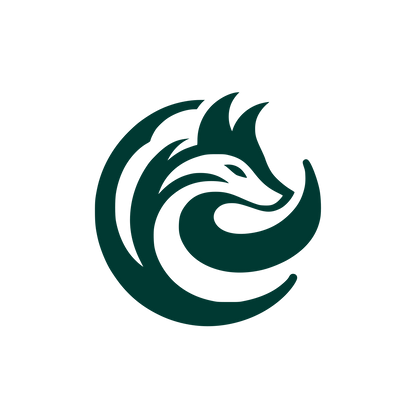 Bold Fox Logo #003932