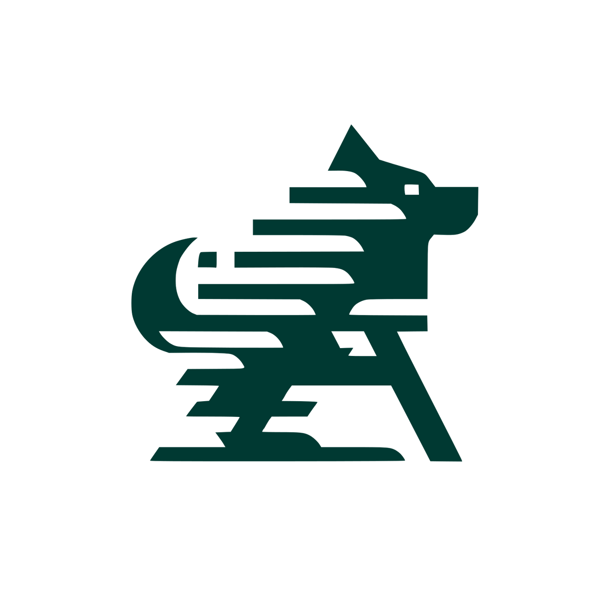 Dog Motion Logo #003932