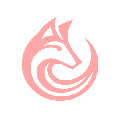 Fox Wave Logo #ffa6a6
