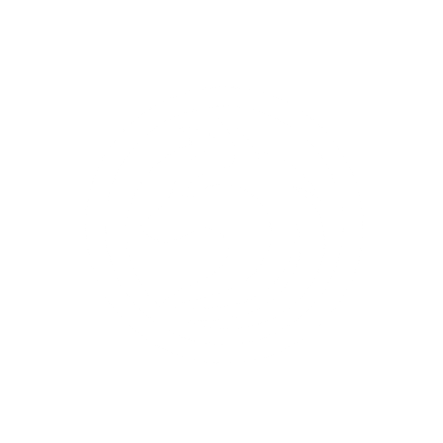 Wolf Emblem Logo #ffffff