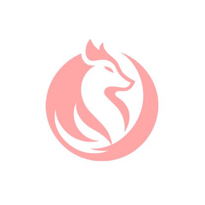 Bold Wolf Logo #ffa6a6