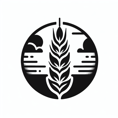 Wheat Ear Circle Logo