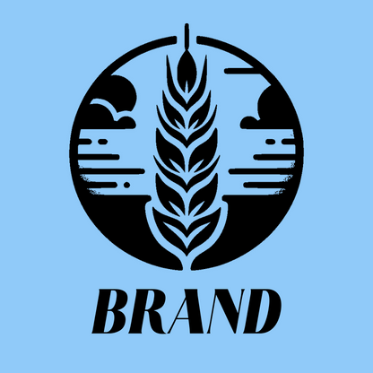 Circular Wheat and Cloud Logo preview