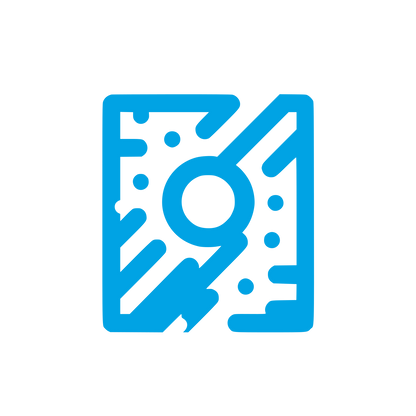 Geometric Shapes Logo #00a3e4
