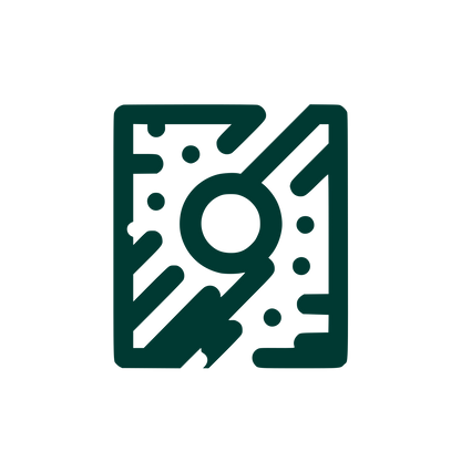 Geometric Shapes Logo #003932