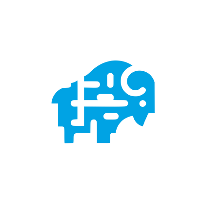 Bold Bison Logo #00a3e4