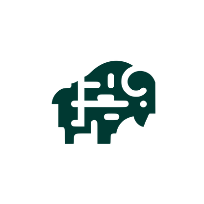 Bold Bison Logo #003932