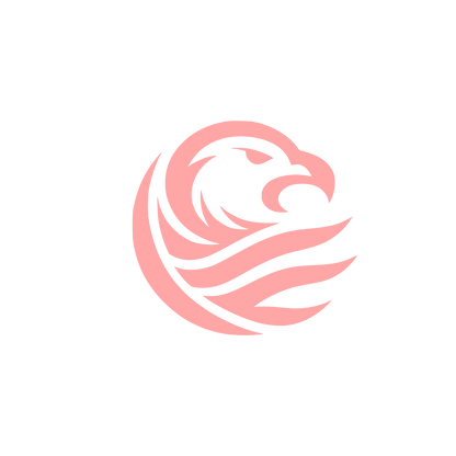 Eagle Logo Design #ffa6a6