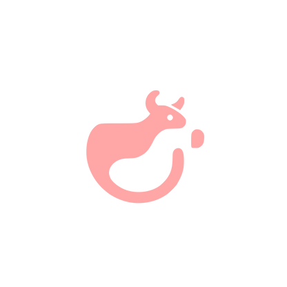 Animal Logo Design #ffa6a6