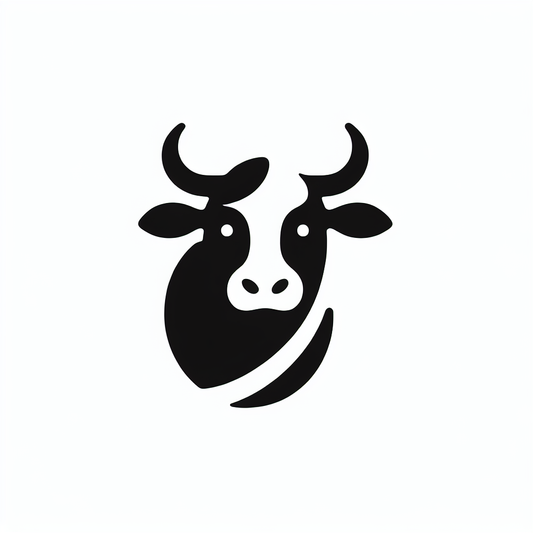 Cow Black Logo