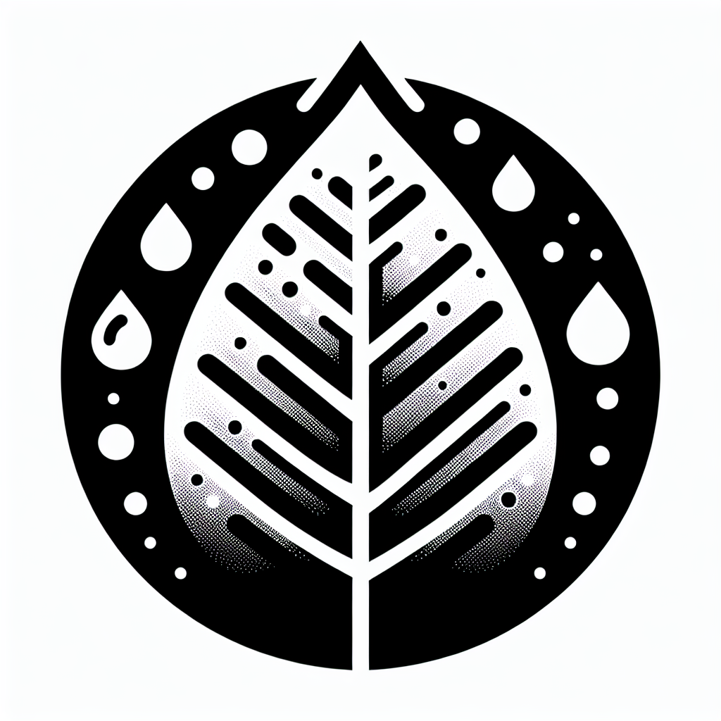 Leaf Water Droplet Logo