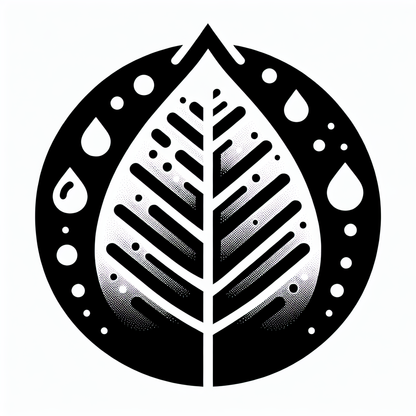 Leaf Water Droplet Logo