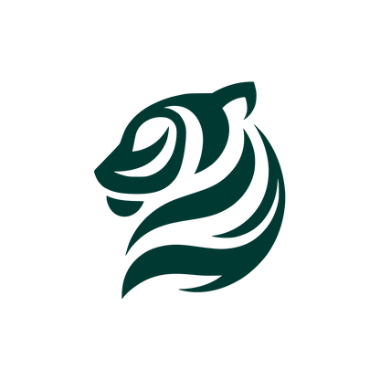 Tiger Head Logo #003932