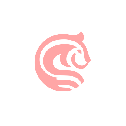 Lion Themed Logo #ffa6a6