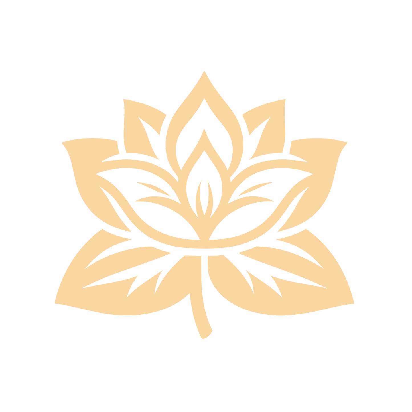 Lotus Flower Logo #FAD7A0