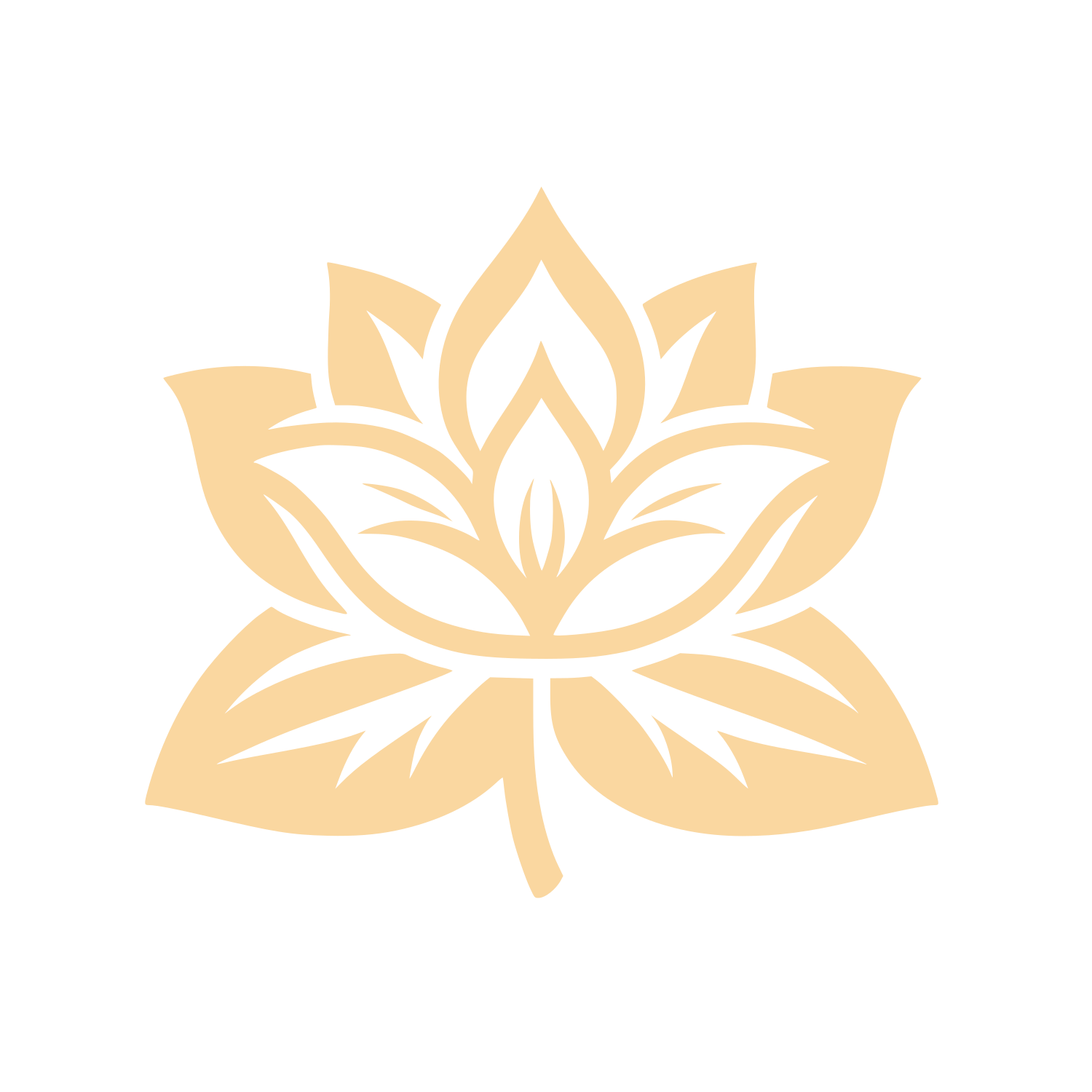 Lotus Flower Logo #FAD7A0