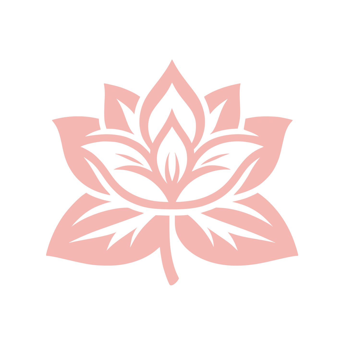 Lotus Flower Logo #F5B7B1