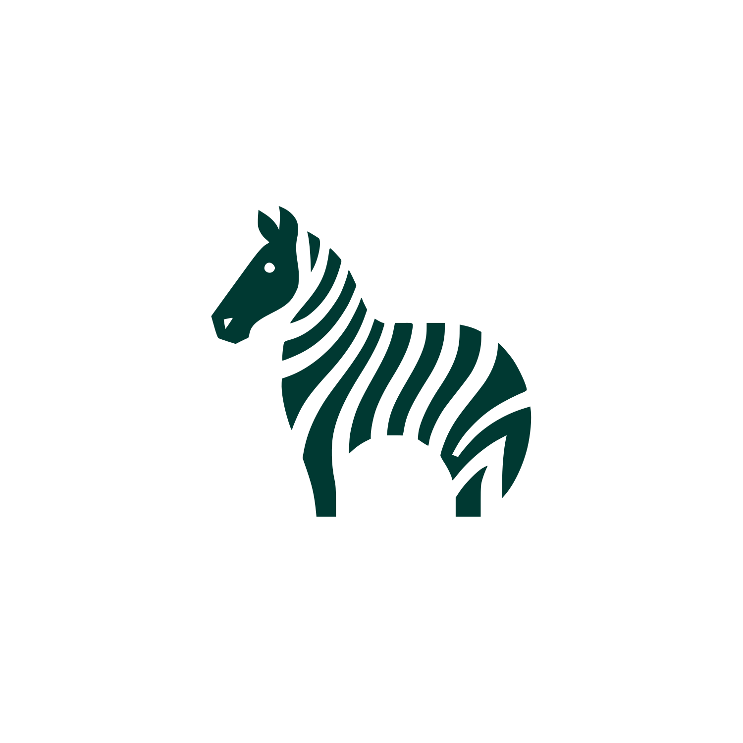 Zebra Logo Design #003932
