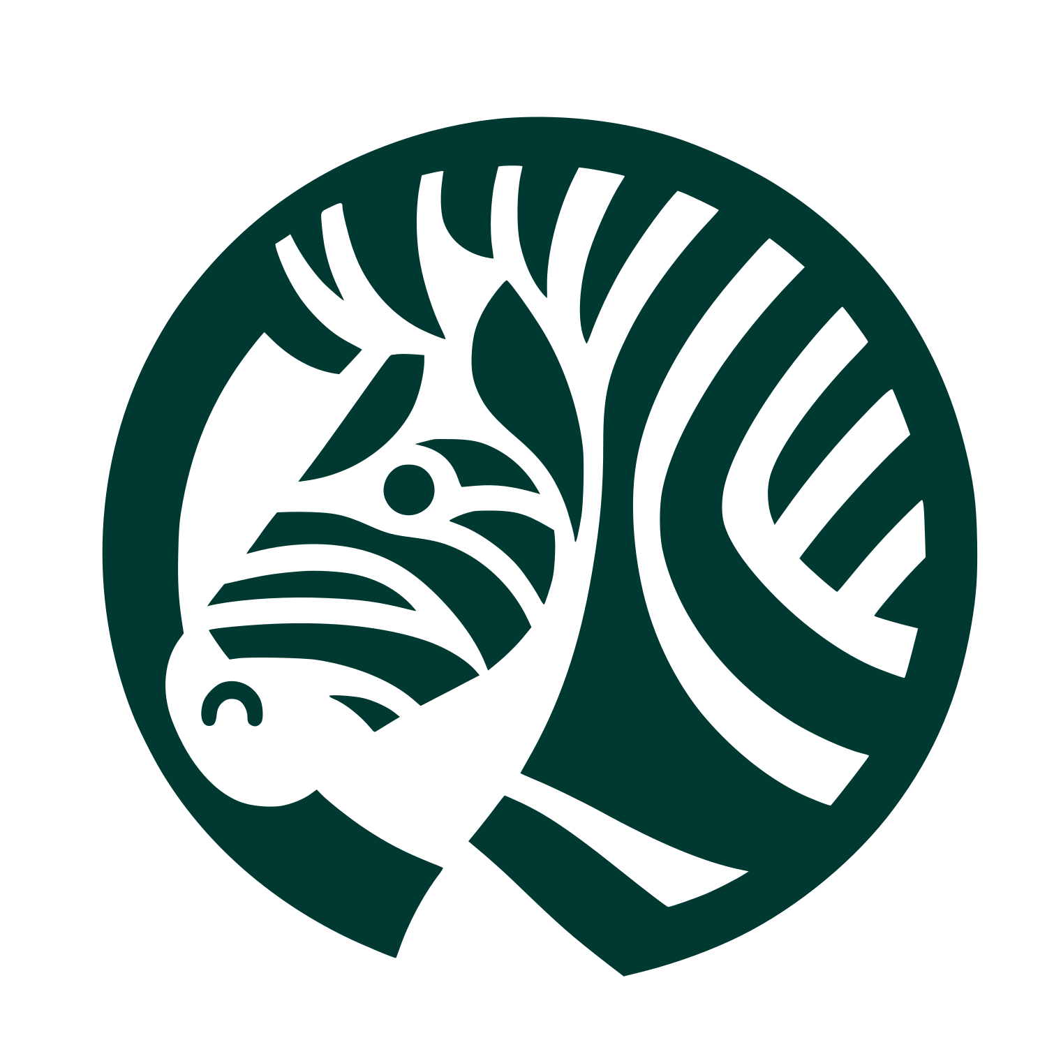 Zebra Logo Design #003932