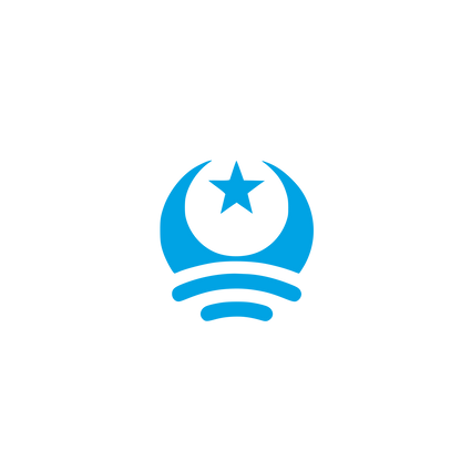 Crescent Moon Logo #00a3e4
